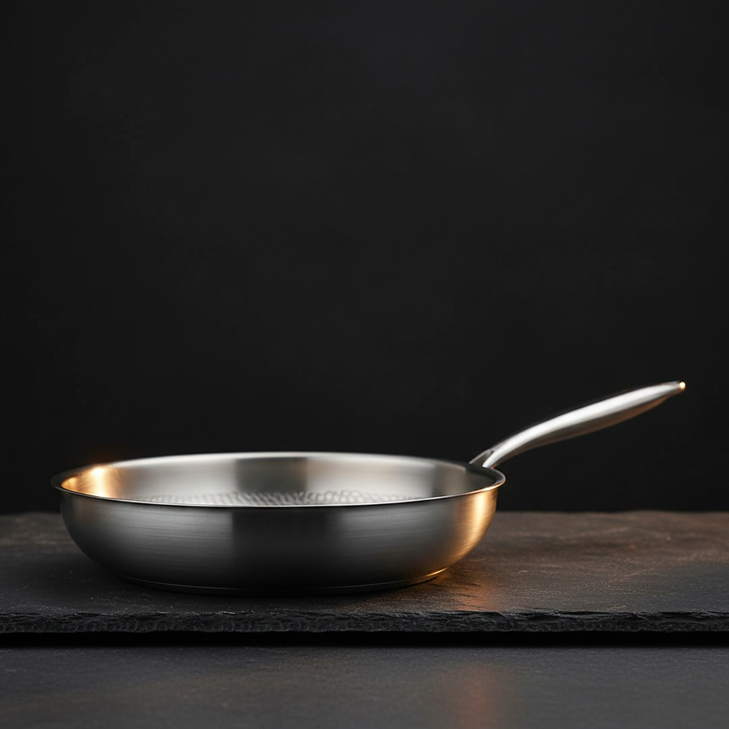 The Forge Pan - Side profile minimalist