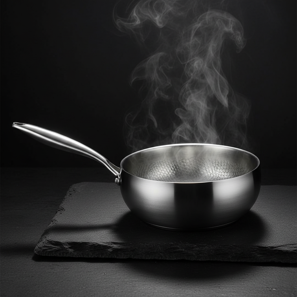 The Forge Sauté Pan - 3/4 angle